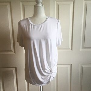 Source Unknown White Short Sleeve Top